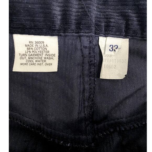 Calvin Klein Vintage Corduroy Pants Mens 33X35 Blueberry Boot Omega Stitch USA - Picture 14 of 16